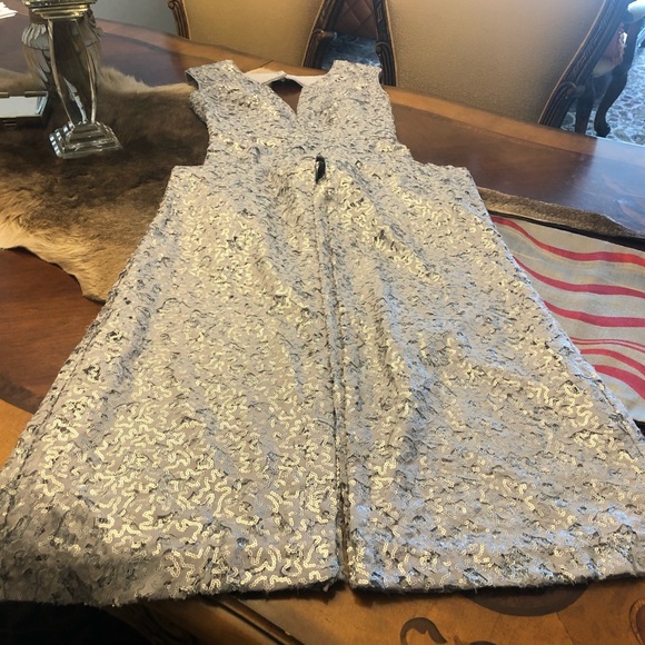 BCBGMAXAZRIA Cain Sequin Applique Dress - Picture 7 of 11
